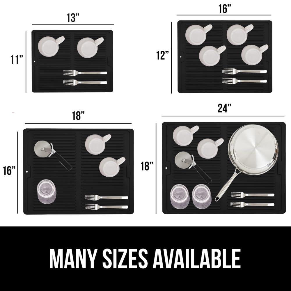 Gorilla Grip heat-resistant mat withstands heat up to 450 degrees.