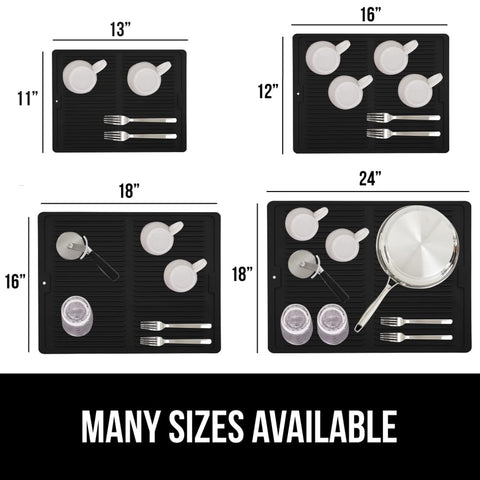 Gorilla Grip heat-resistant mat withstands heat up to 450 degrees.