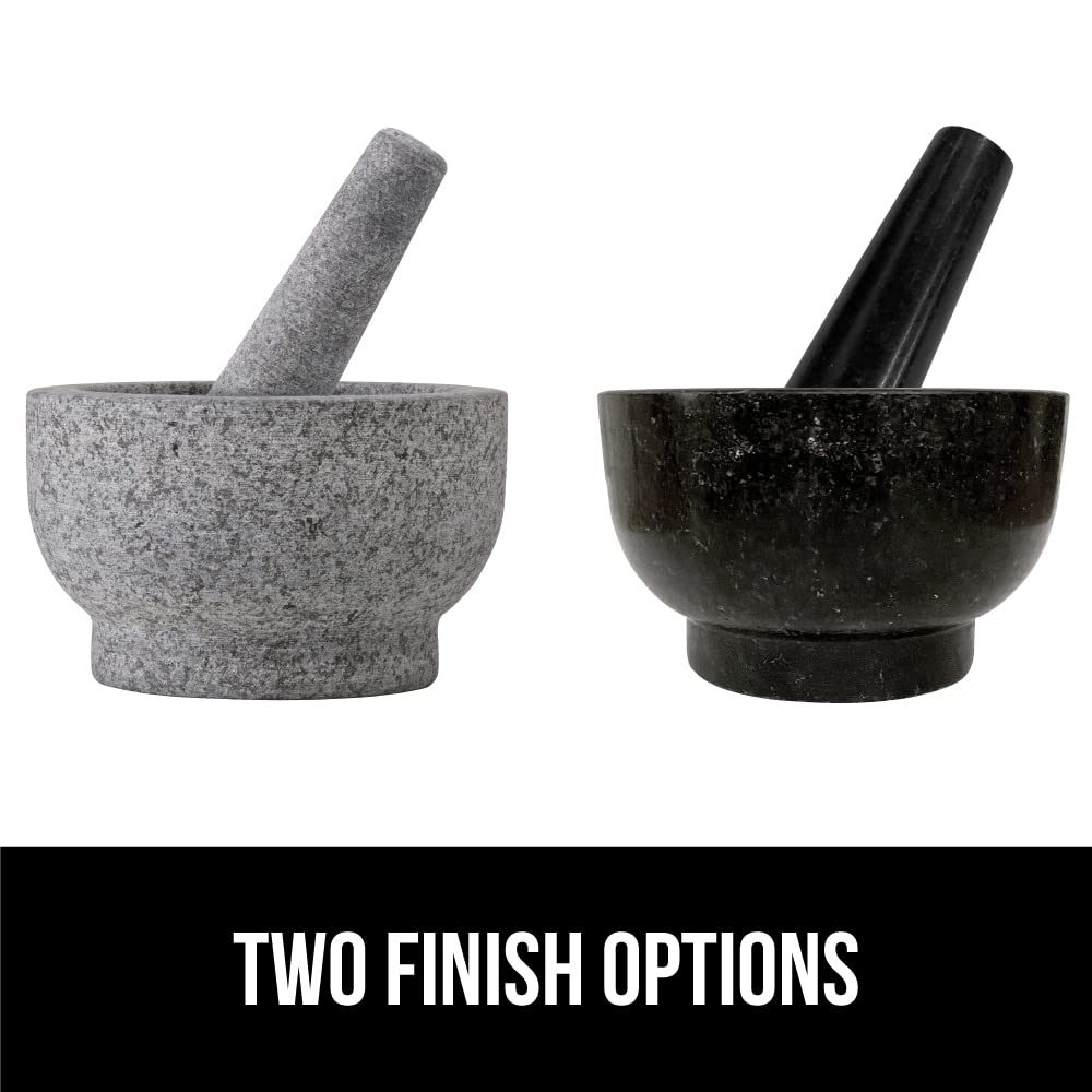 GORILLA GRIP large-capacity, countertop-ready mortar makes cooking easier