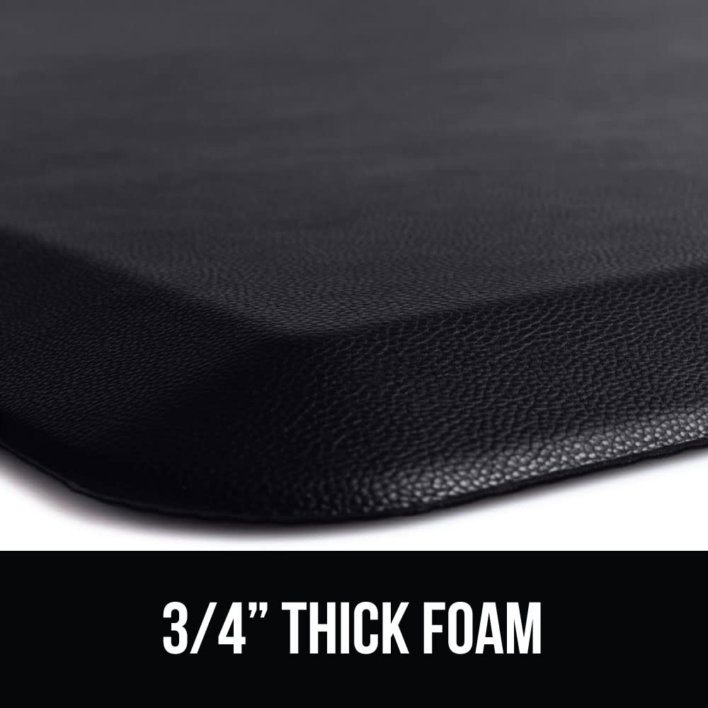 GORILLA GRIP non-slip backing ensures mat stays in place on various floors