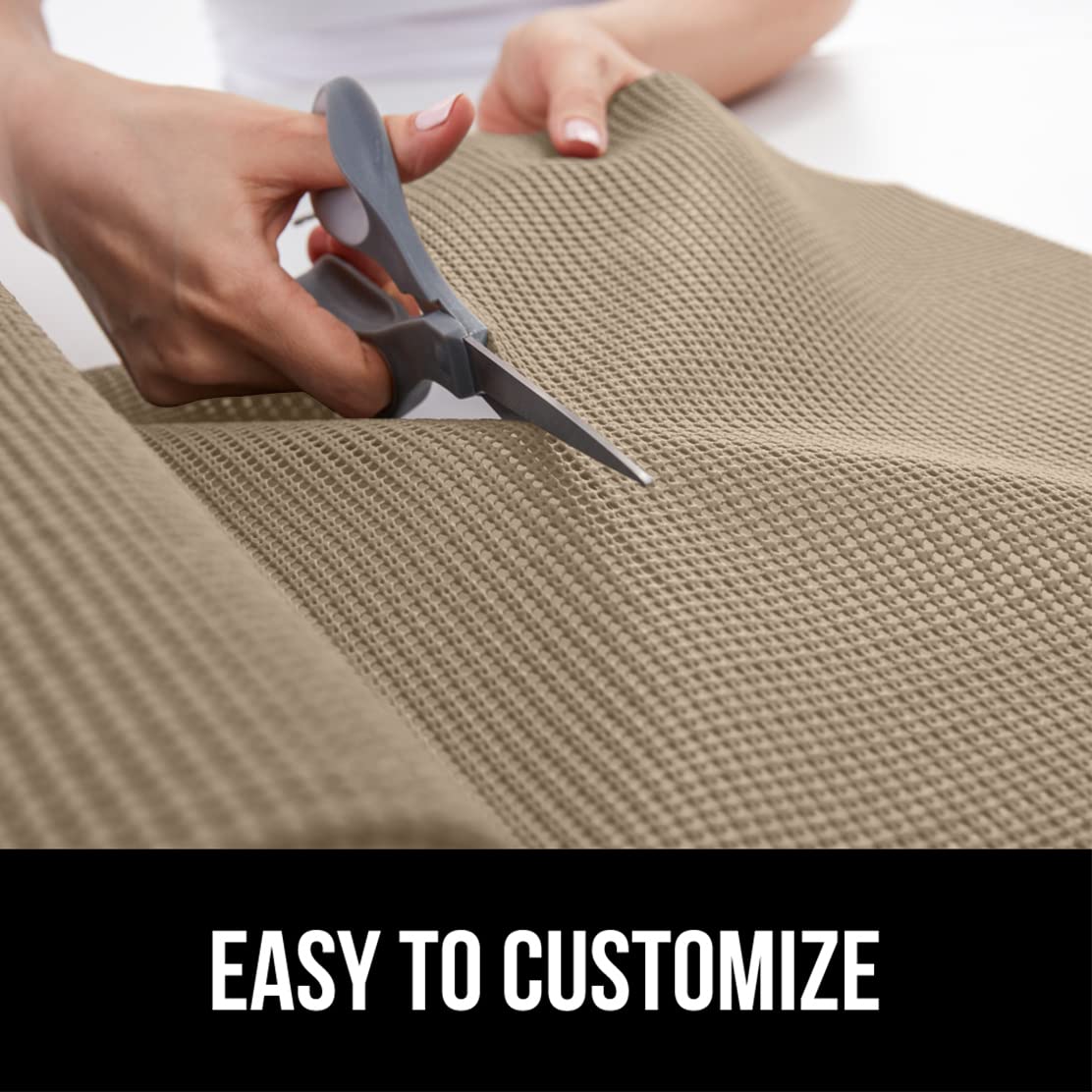 Durable powerGRIP liner protecting cabinet surfaces from scratches