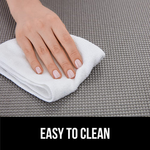 GORILLA GRIP powerGRIP pantry-drawer liner reduces clutter and slips.