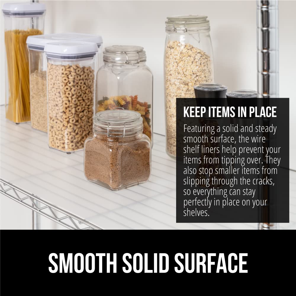 Gorilla Grip ShelfGuard waterproof liner protects shelves from spills