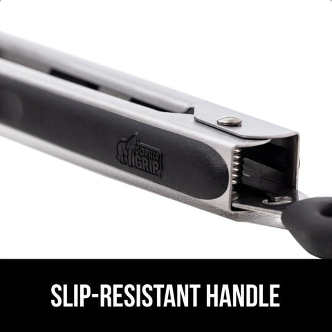 GORILLA GRIP silicone head protects nonstick cookware during cooking.