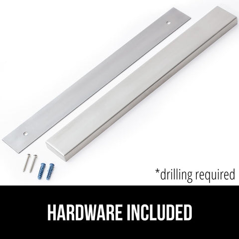 GORILLA GRIP stainless steel satin finish adds modern kitchen look.