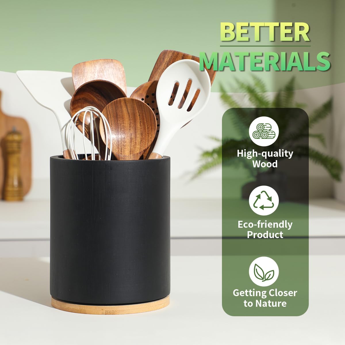 Gorsent farmhouse countertop décor adds natural warmth to kitchens