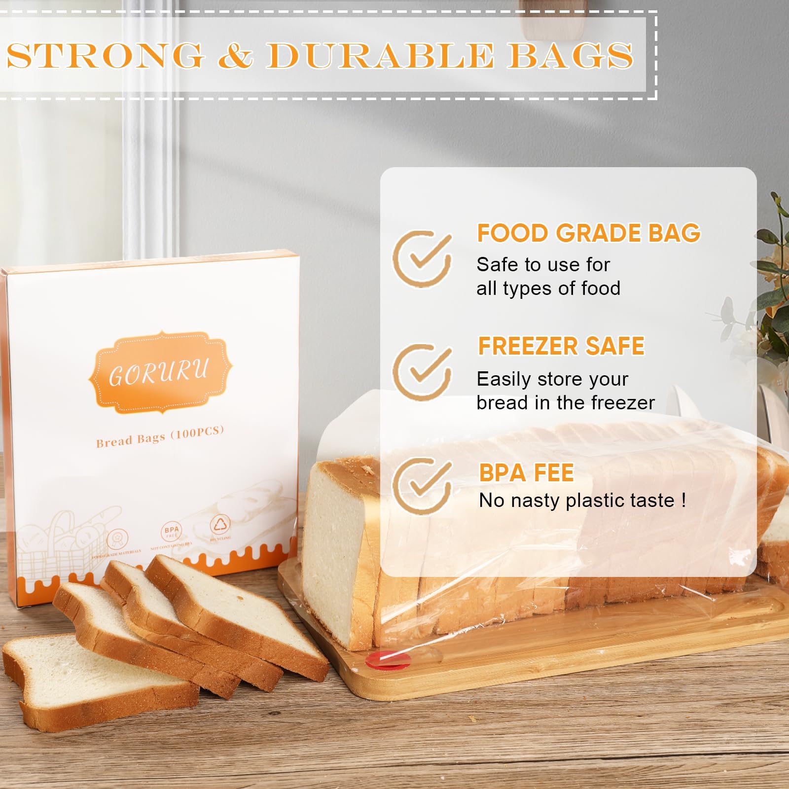 Goruru Bread Bags ideal for home bakers and bakery operations.