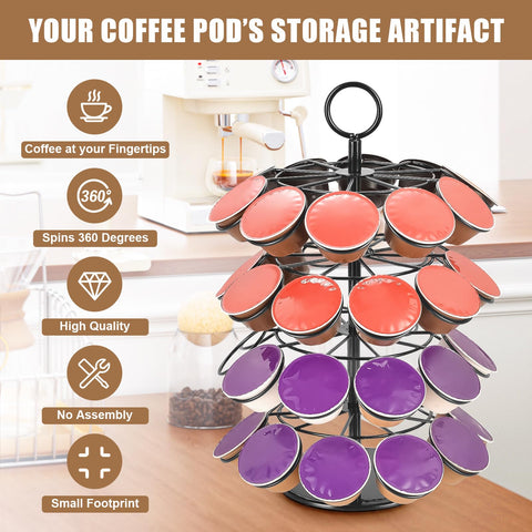 Gosemai pod stand showing multi-tier design for easy flavor selection.