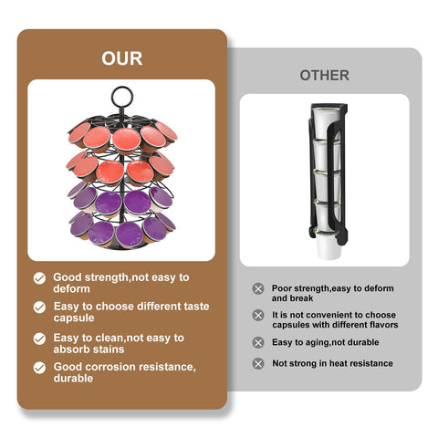 Gosemai metal construction delivers sturdy, smooth-surface storage.