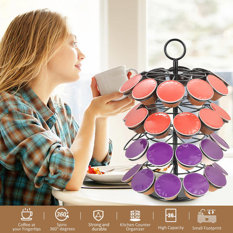 Gosemai rotating pod rack fits medium to large pods.