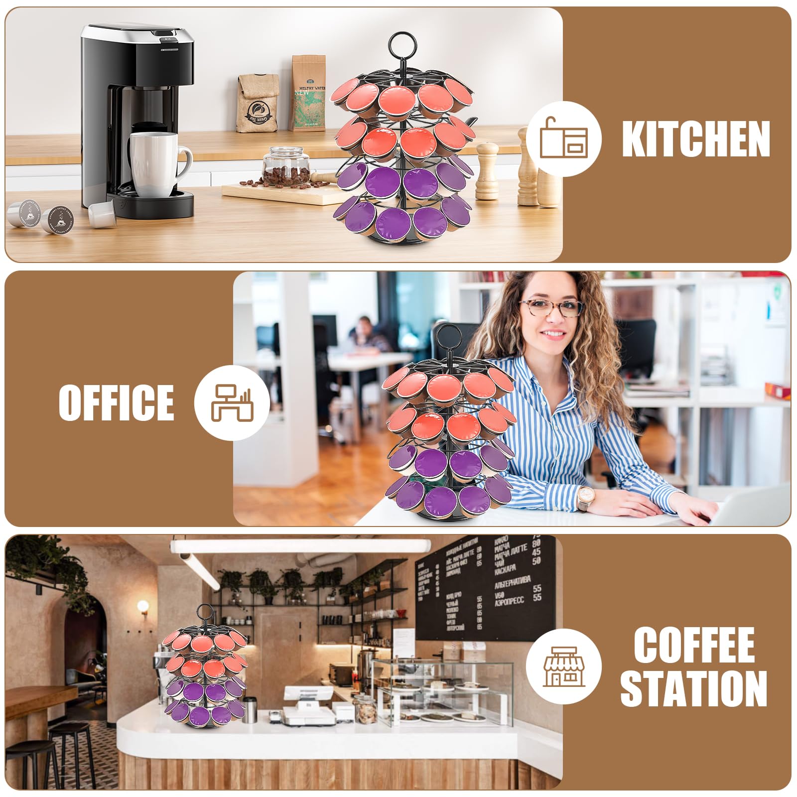 Gosemai kitchen and office storage solution for coffee lovers.