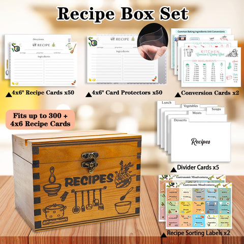 GoShambar includes 50 recipe cards and protective sleeves to guard against spills