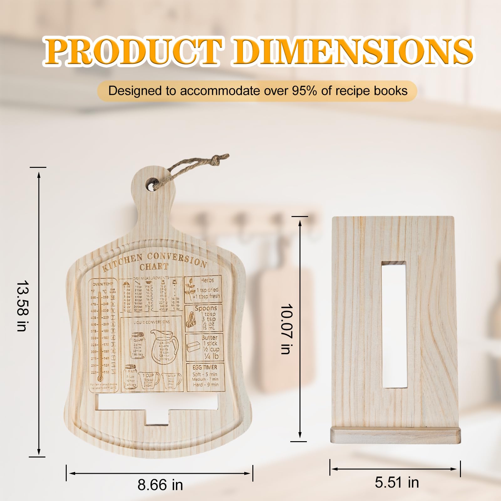 GoShambar pine wood stand adds natural warmth and sturdy support
