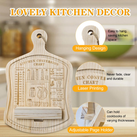 GoShambar cookbook stand with tablet display aids hands free viewing