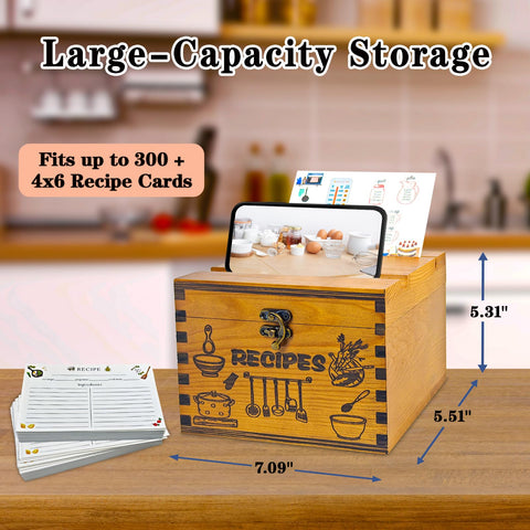 GoShambar category labels and dividers organize recipes by type
