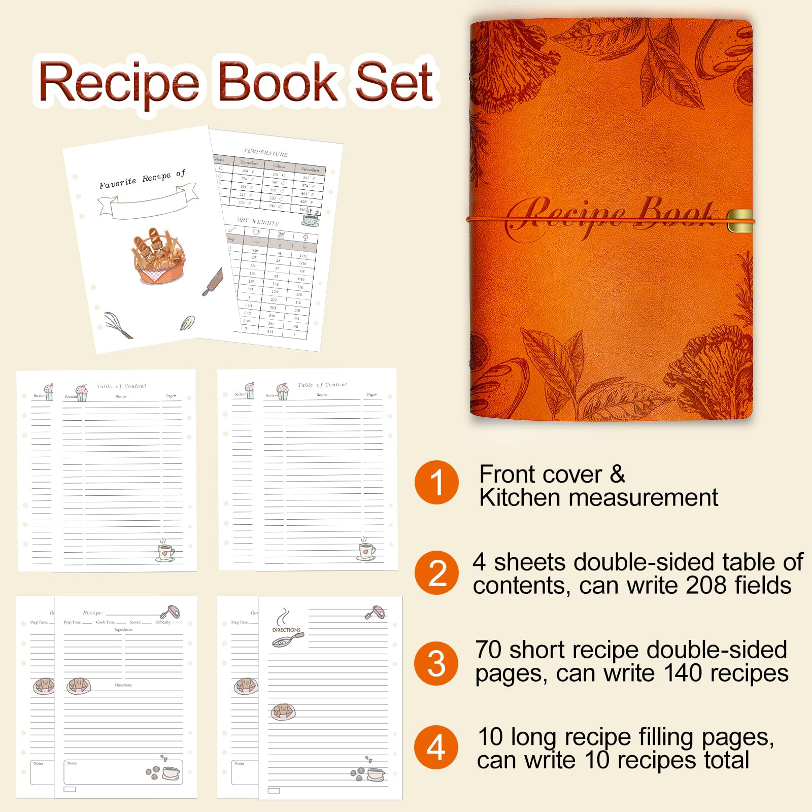 GoShambar inside layout with short and long pages for flexible notes.