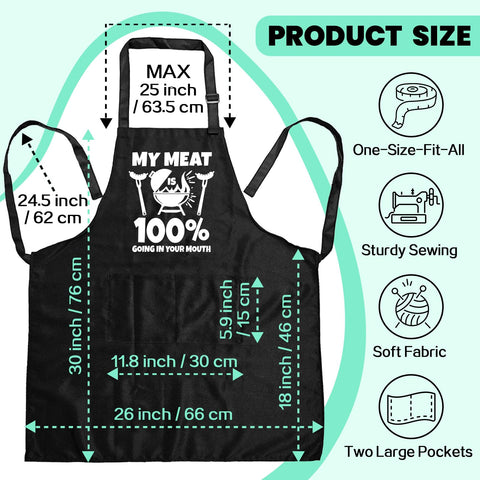 GOSJINNK apron pockets closeup showing practical storage during cooking