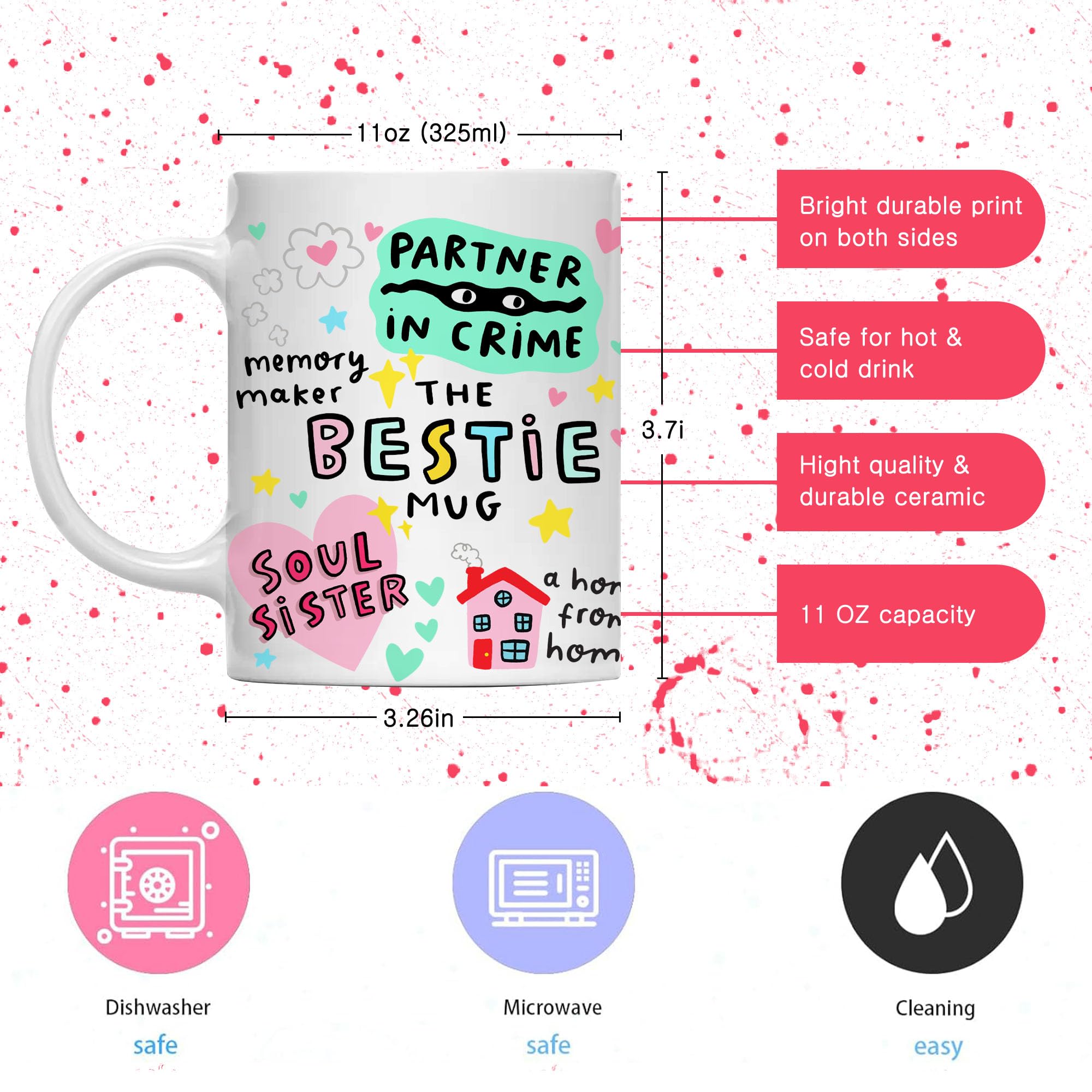 Gossby Bestie mug with gift-ready packaging signals a ready-to-gift experience