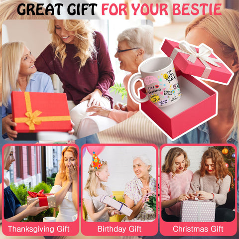 Gossby Bestie mug displays lead-free ceramic quality and elegant finish