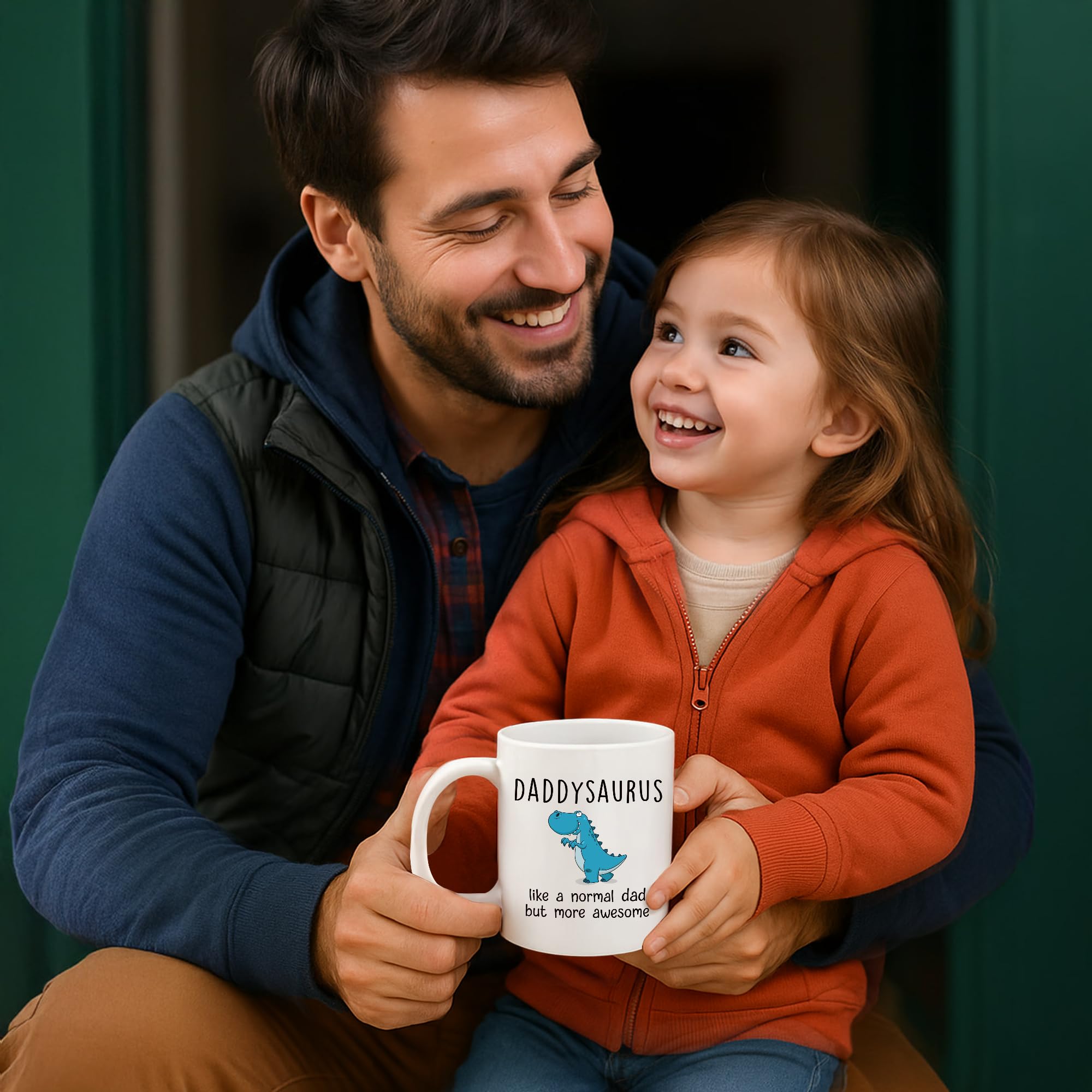 Gossby DADDYSAURUS mug gift-ready packaging for occasions