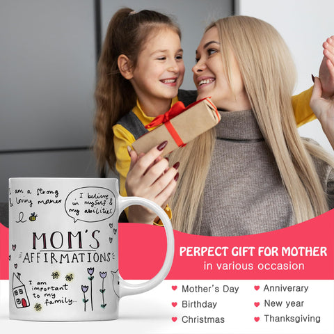 Gossby Mom Affirmation Coffee Mug gift-ready packaging ideal for gifting