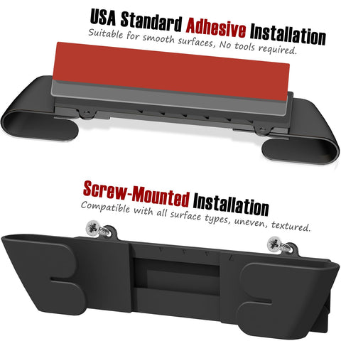 Gosuny lid organizer for door provides convenient lid storage.