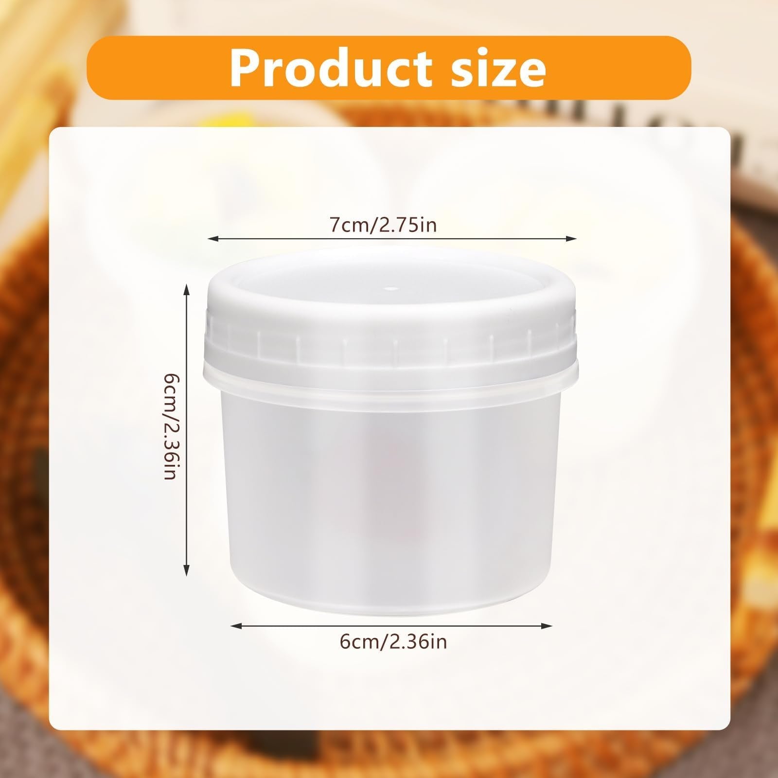 GothaBach BPA-free PP mini jars keep foods fresh and safe.