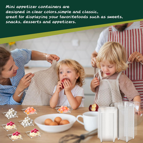 GothaBach polystyrene mini plates simplify setup and cleanup.
