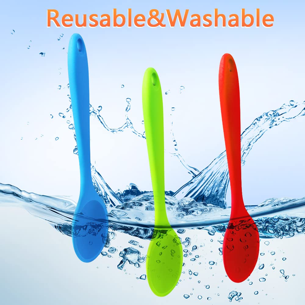 GothaBach six-color kitchen spoons suitable for home, restaurant, and picnics.