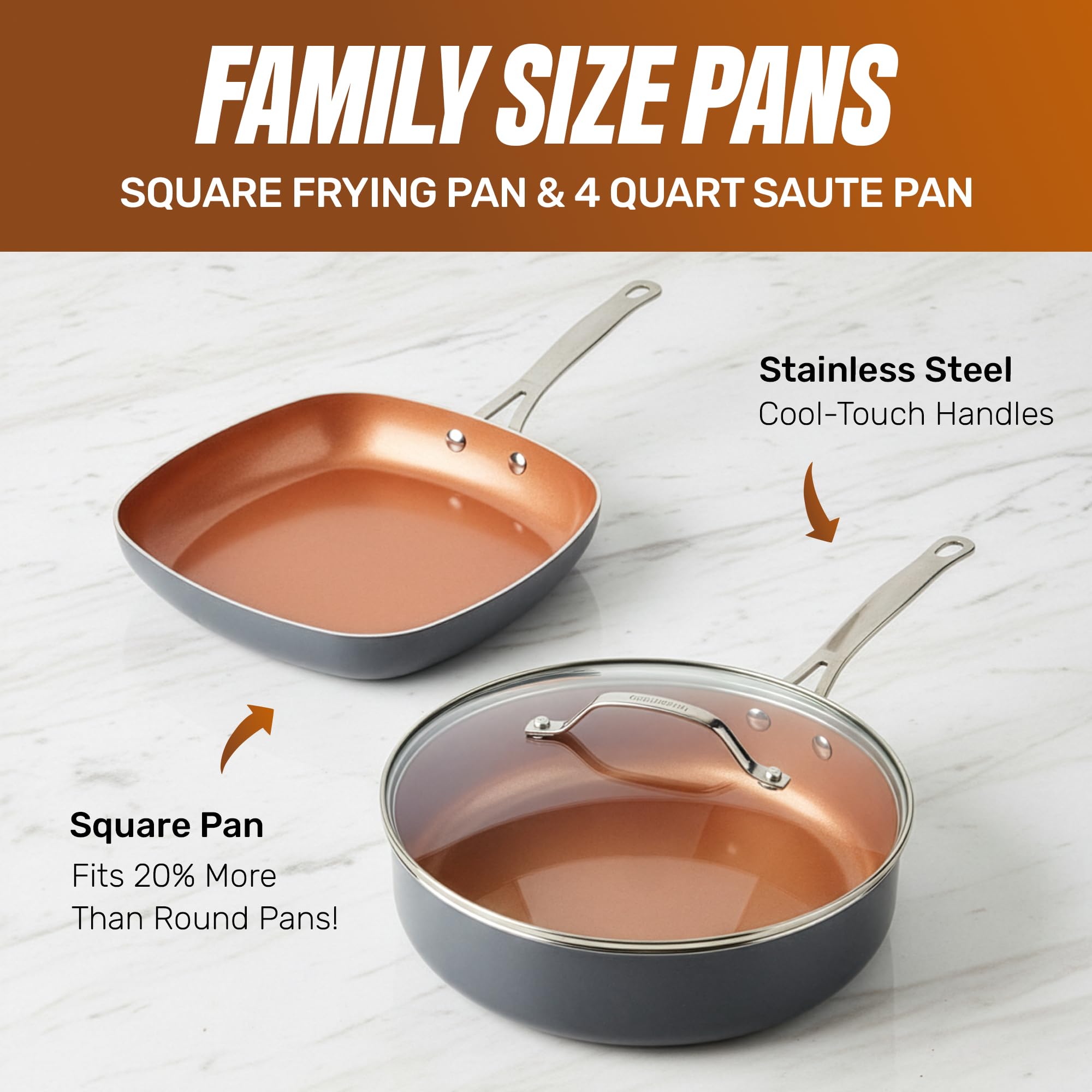 Gotham Steel bakeware pro-set with sheet and loaf pan for versatile baking