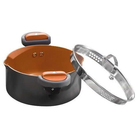 Gotham Steel even heating from a single aluminum sheet ensures consistent cooking
