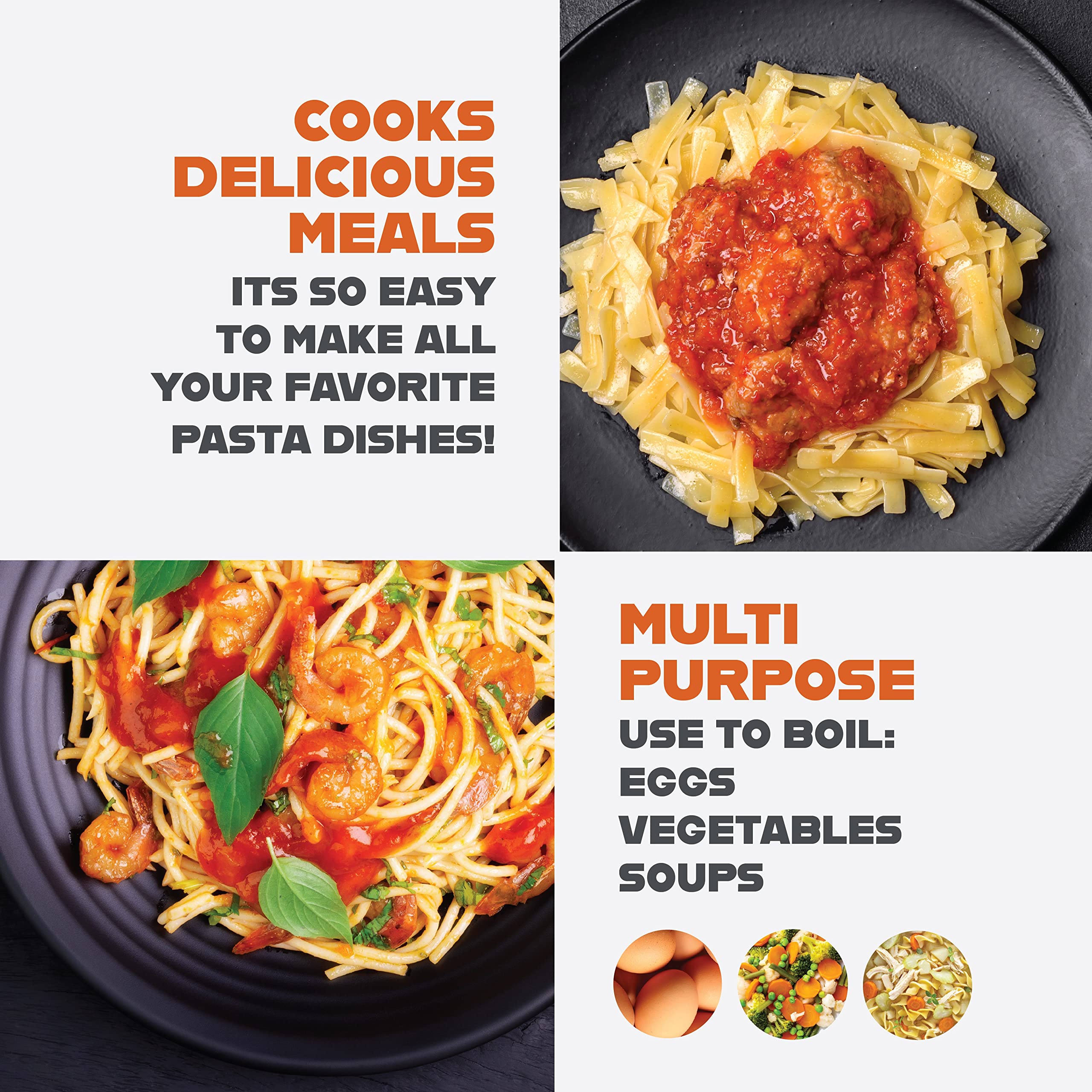Gotham Steel pot oven safe up to 500°F for versatile cooking