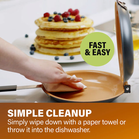 Gotham Steel toxin-free cookware free of PFOA and PFOS.