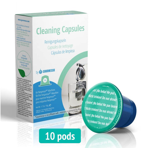 Gourmesso cleaning pod used to rinse the brew chamber after use.