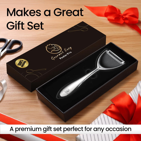 Gourmet Easy dishwasher-safe peeler simplifies cleanup after prep sessions