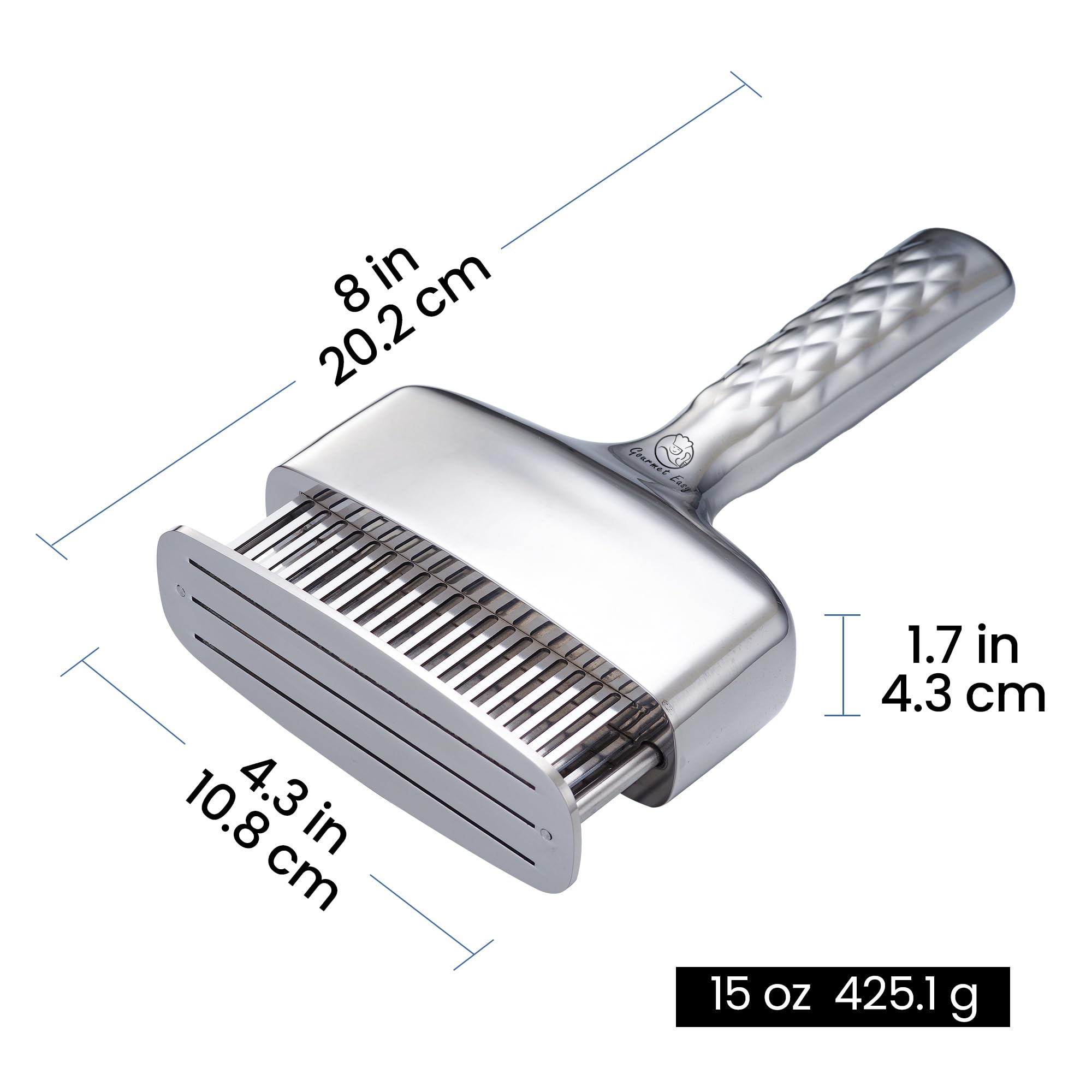 Gourmet Easy needle tool and hammer for reliable, no-assembly operation.