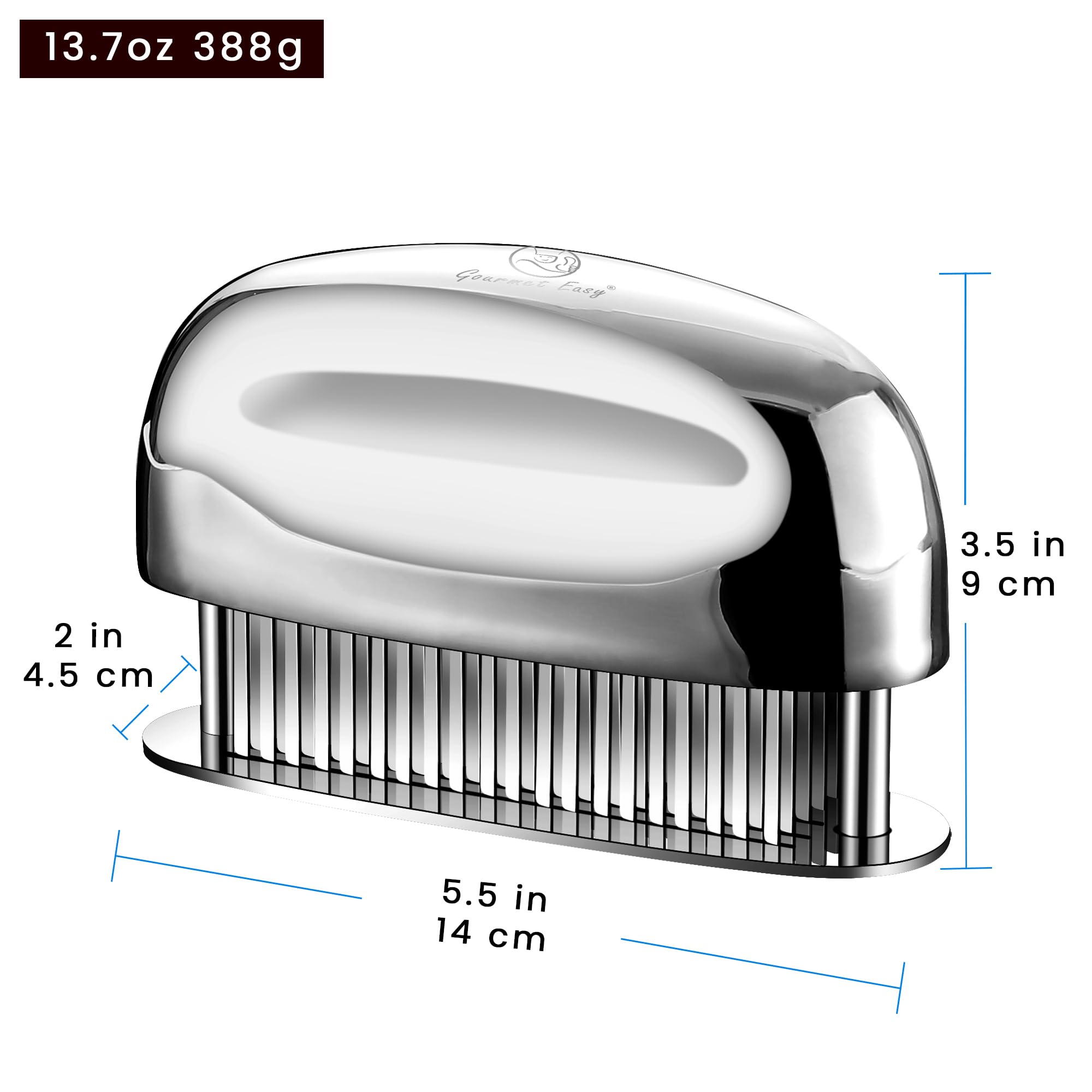 Gourmet Easy stainless steel build resists rust for lasting kitchen use