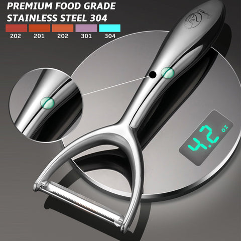 Gourmet Easy Y-shaped peeler designed for easy peeling and slicing