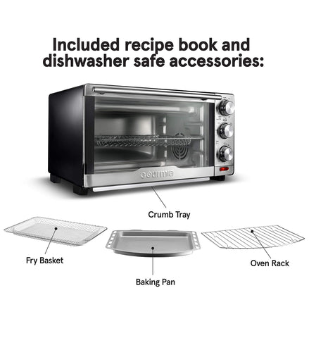Gourmia GTF7350 baking pan for golden, even browning and sheet meals.