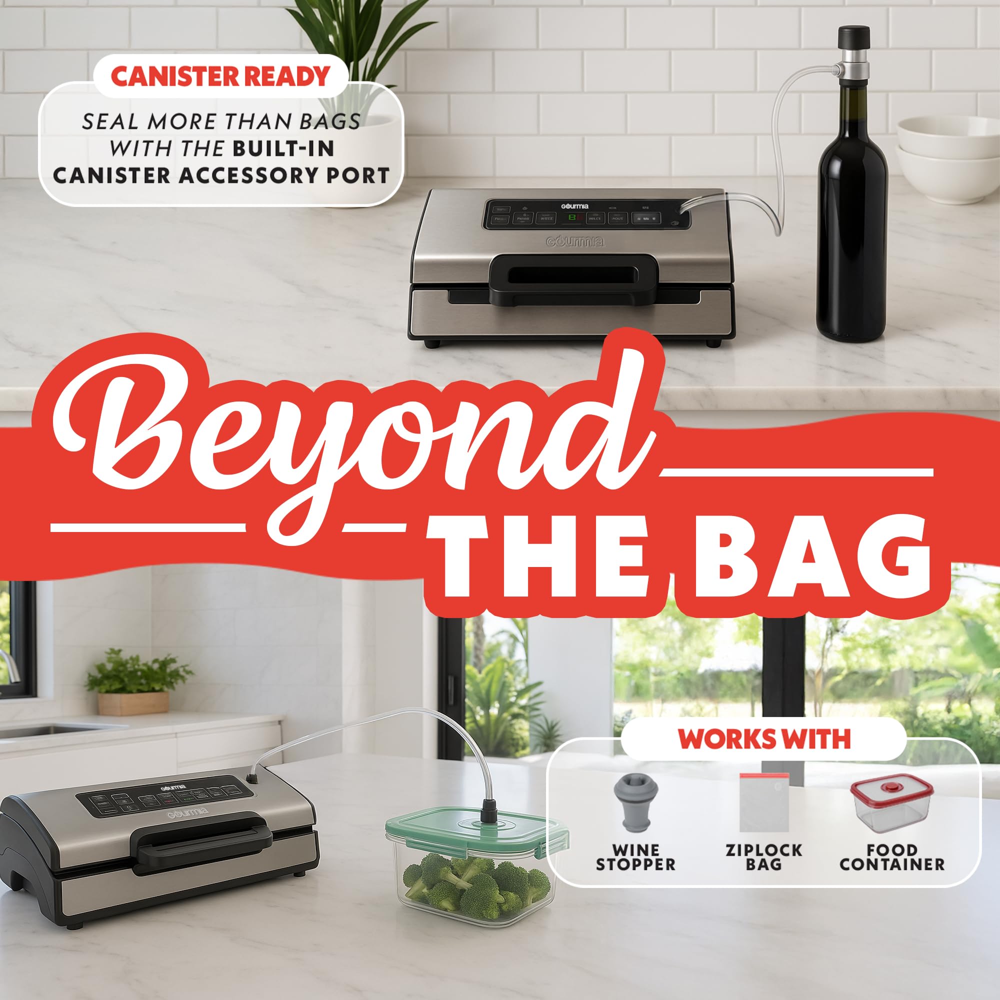 Gourmia vacuum hose for canisters and marinators