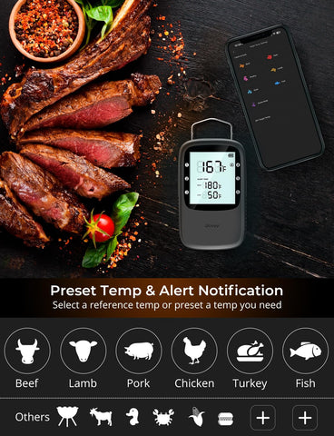 Govee smart alerts notify you when target temps are reached or out of range.