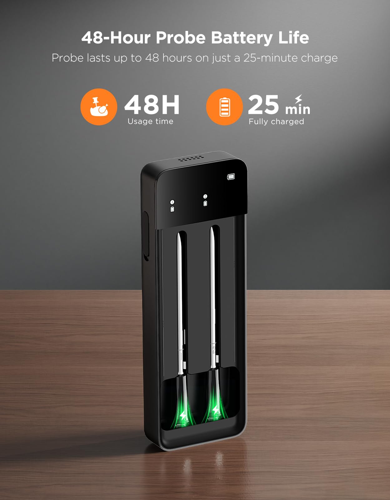 GoveeLife app control allows real-time alerts and presets for cooking.