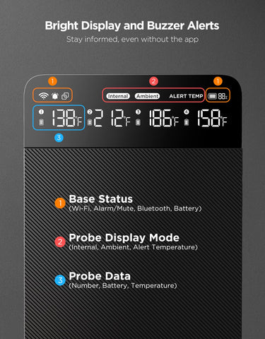 GoveeLife app panel manages probes and presets with ease