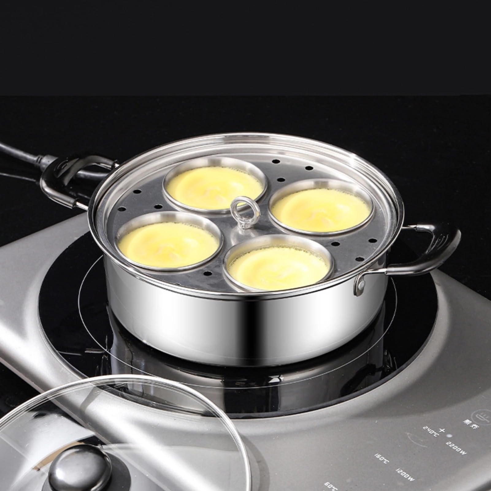 GOVNPJ egg poacher pan ideal for Benedict eggs and egg bites.