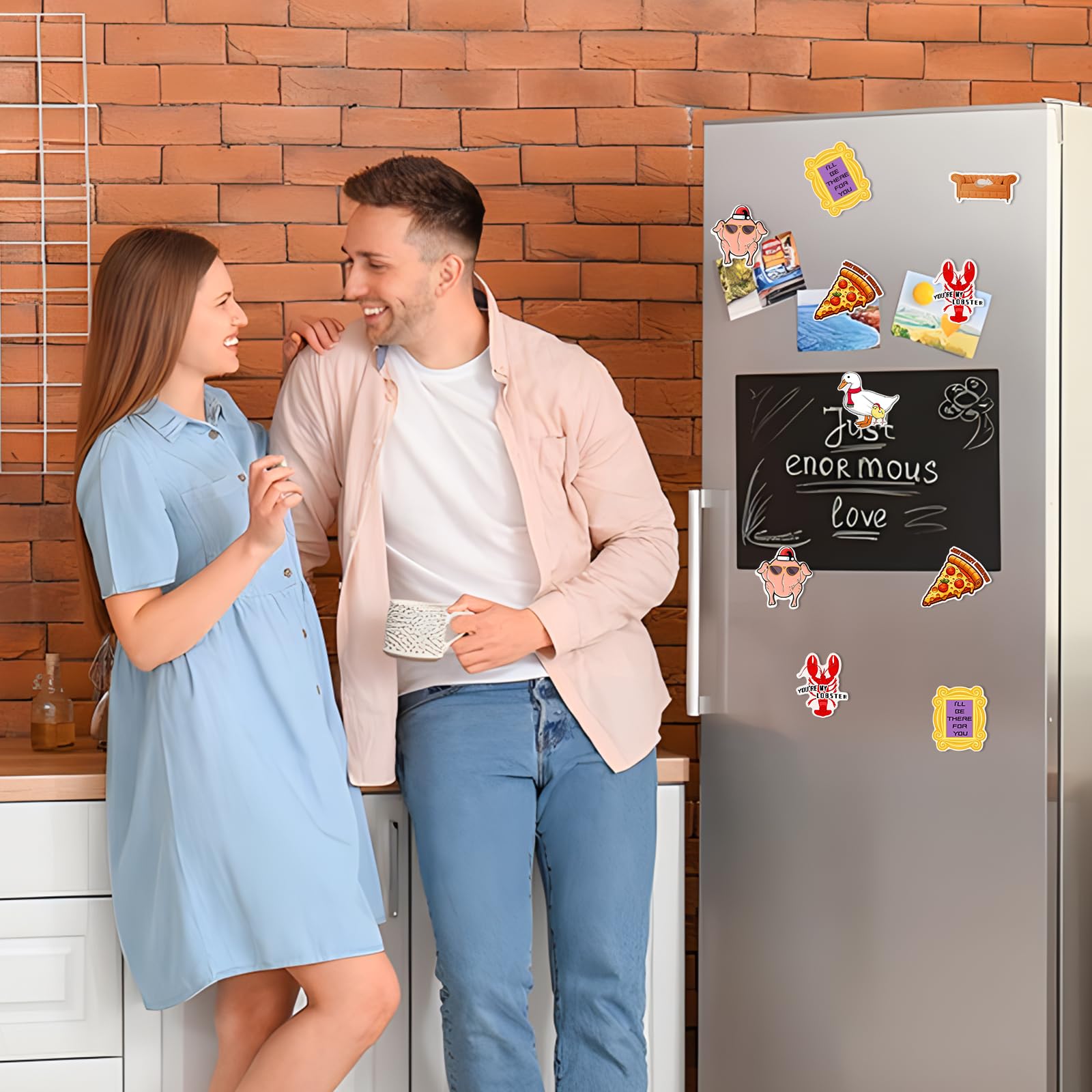 GOZOLA kitchen decor magnets brighten any space with colorful, themed accents.