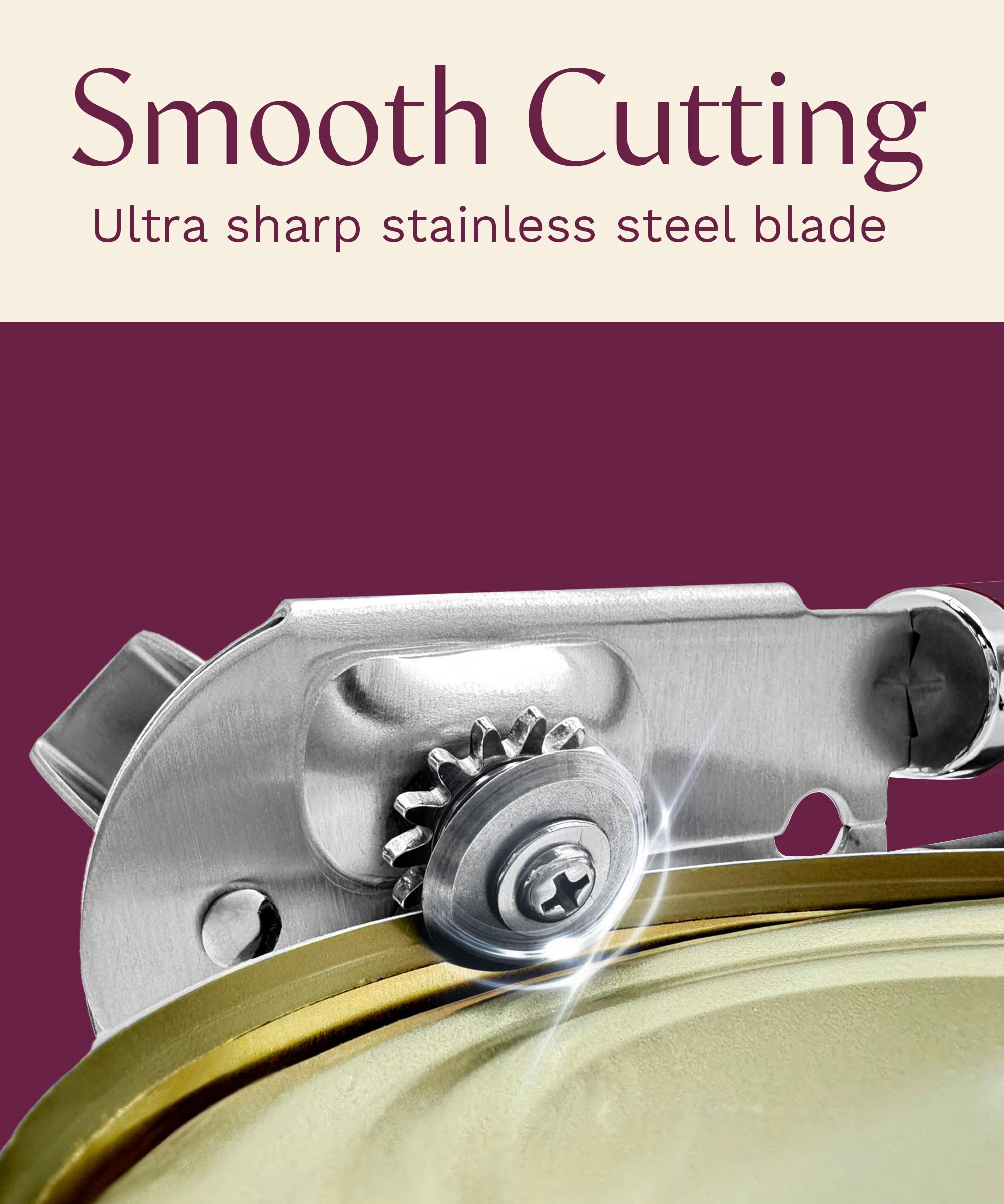 Graceliving built-in bottle opener adds versatile functionality to this kitchen tool.
