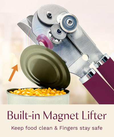 Graceliving magnetic lid lifter keeps lids away from hands for safety.