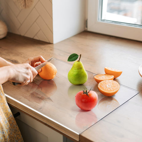 Gracenal counterlip acrylic cutting board – stable 24x18 inch surface for meal prep.
