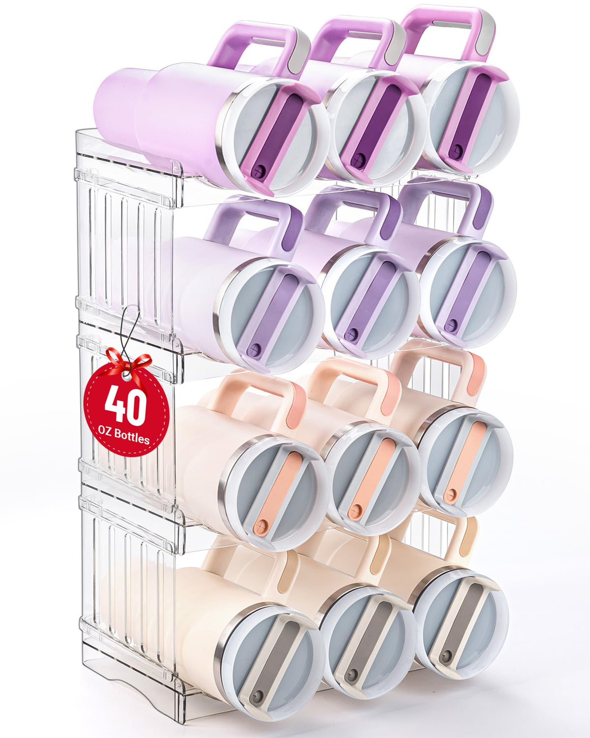 Gracenal large tumbler organizer for Stanley 40 oz bottle
