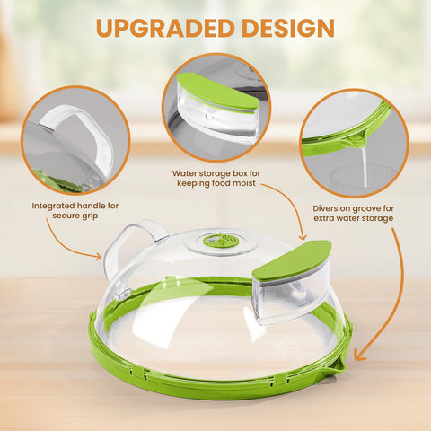 Gracenal water-steamer box helps maintain moisture during reheating.